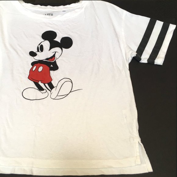 *3/$15* Disney Mickey Mouse White Graphic Tee - Picture 3 of 6